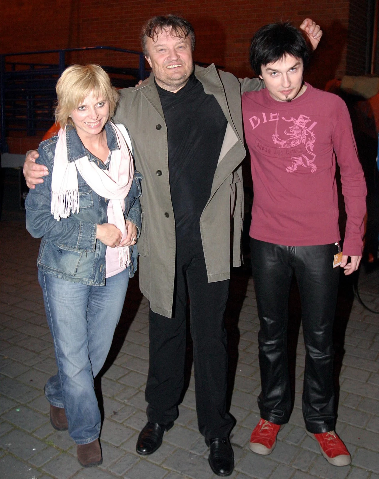 Krzysztof Cugowski z żoną i synem Piotrem Krzysztof Cugowski z żoną i synem Piotrem