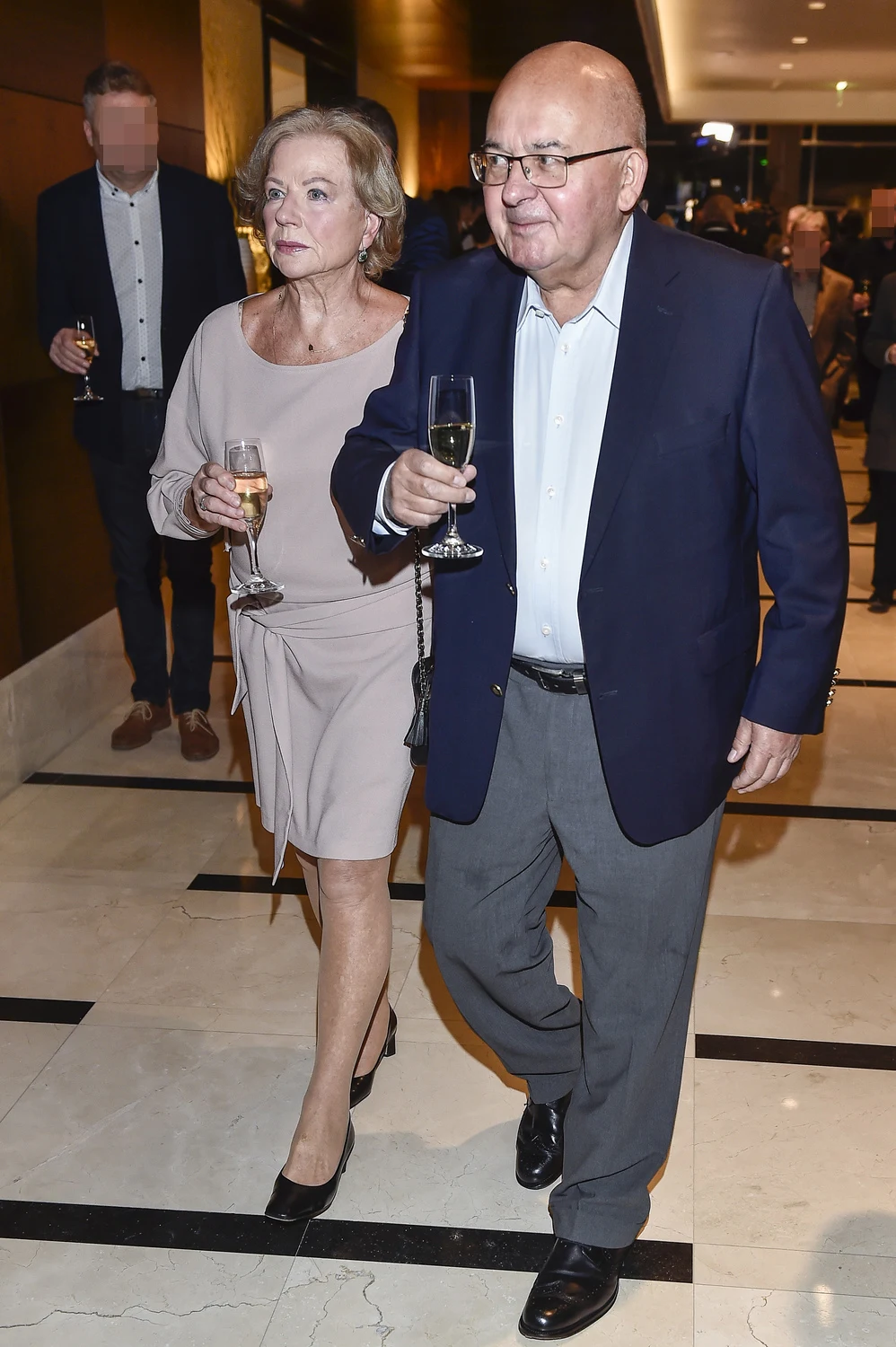 Bożena Dykiel z mężem Bożena Dykiel z mężem