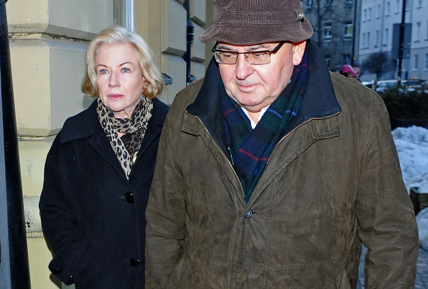 Bożena Dykiel z mężem Bożena Dykiel z mężem