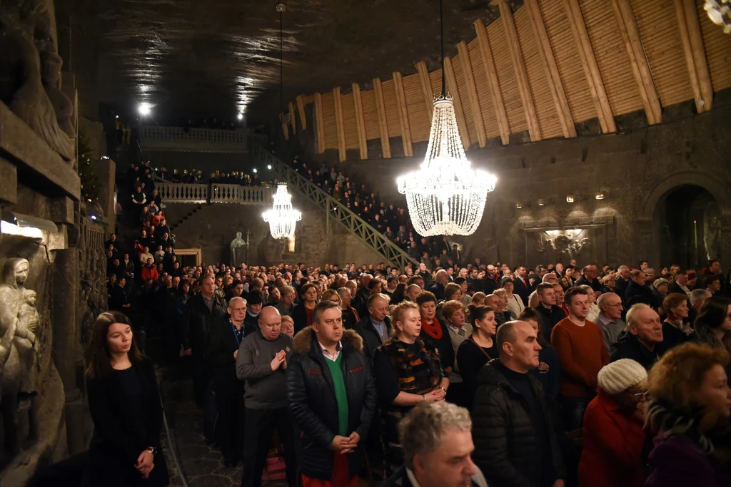 Pasterka w kaplicy św. Kingi w Wieliczce