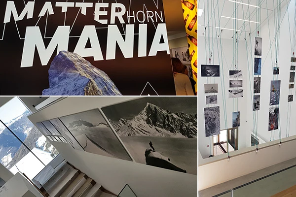 Centralne miejsce w muzeum zajmuje niesamowita instalacja złożona z kilkunastu fotografii zawieszonych na linach Centralne miejsce w muzeum zajmuje niesamowita instalacja złożona z kilkunastu fotografii zawieszonych na linach