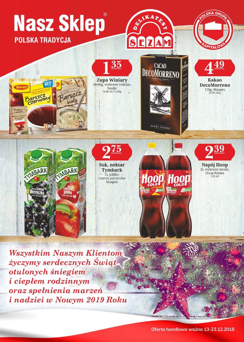 Gazetka promocyjna Delikatesy Sezam - wygasła 2359 dni temu