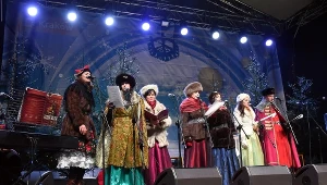 Wspólne śpiewanie kolęd w Krakowie