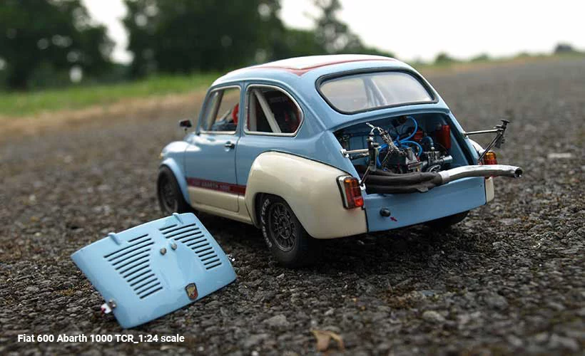 Fiat 600 Abarth 1000 TCR / fot. FCA Heritage/The Harrow Modelling 