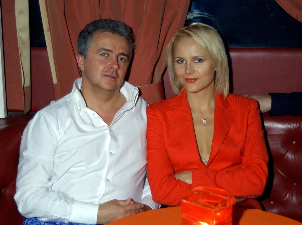 Rok 2004, Anna Samusionek z drugim mężem, Krzysztofem Zuberem