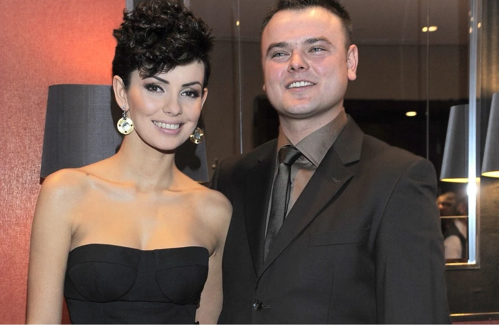 Dorota Gardias z mężem, rok 2010