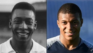 Pele i Kylian Mbappe