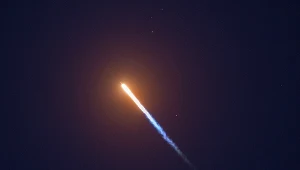 Rakieta Falcon 9/ zdjęcie z października br., kiedy SpaceX przeprowadziło dwunaste udane lądowanie rakiety Falcon 9.