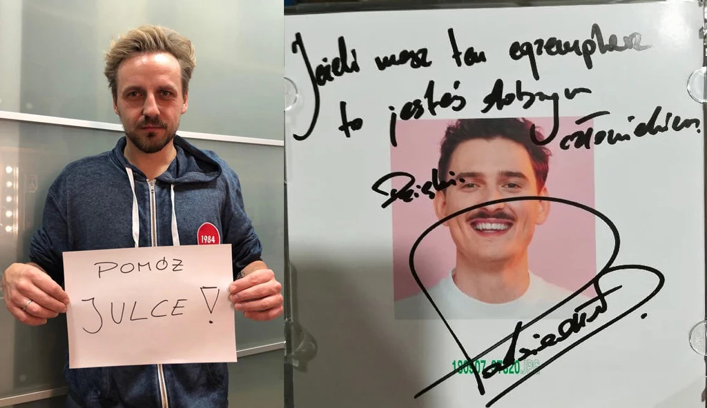 Paweł Domagała i Dawid Podsiadło wspierają zbiórkę