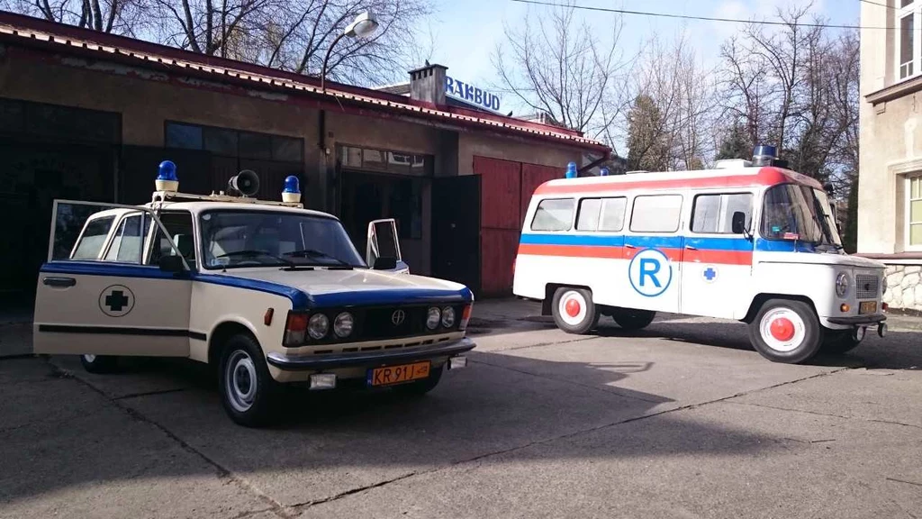 Fiat 125p ze zbiorów Muzeum Ratownictwa w Krakowie