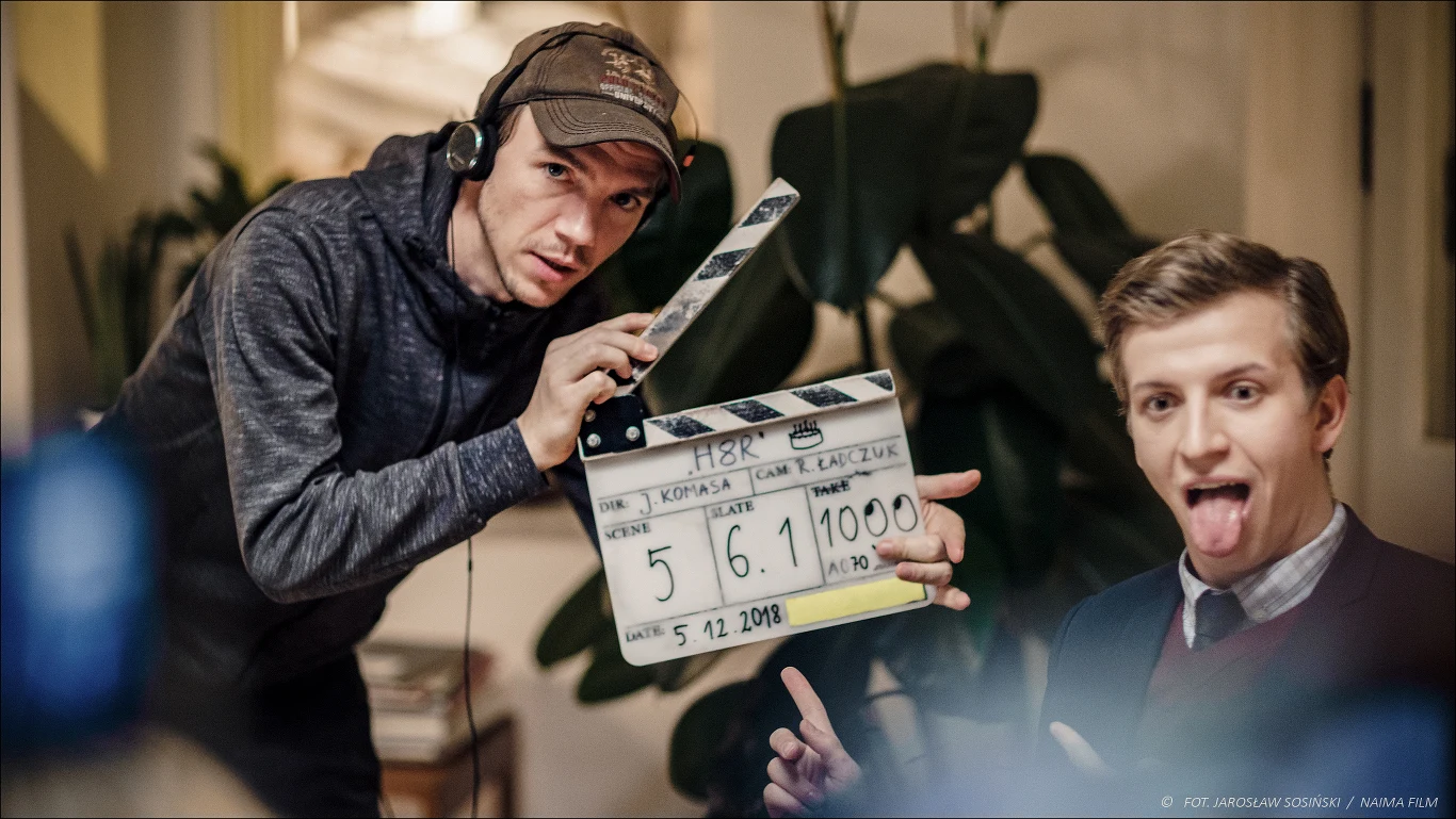 Jan Komasa i Maciej Musiałowski na planie filmu "Sala Samobójców. Hejter" Jan Komasa i Maciej Musiałowski na planie filmu "Sala Samobójców. Hejter"