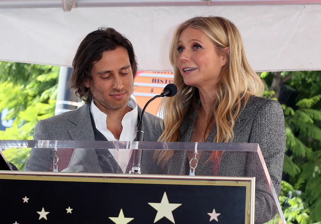 Gwyneth Paltrow z mężem Bradem Falchuk