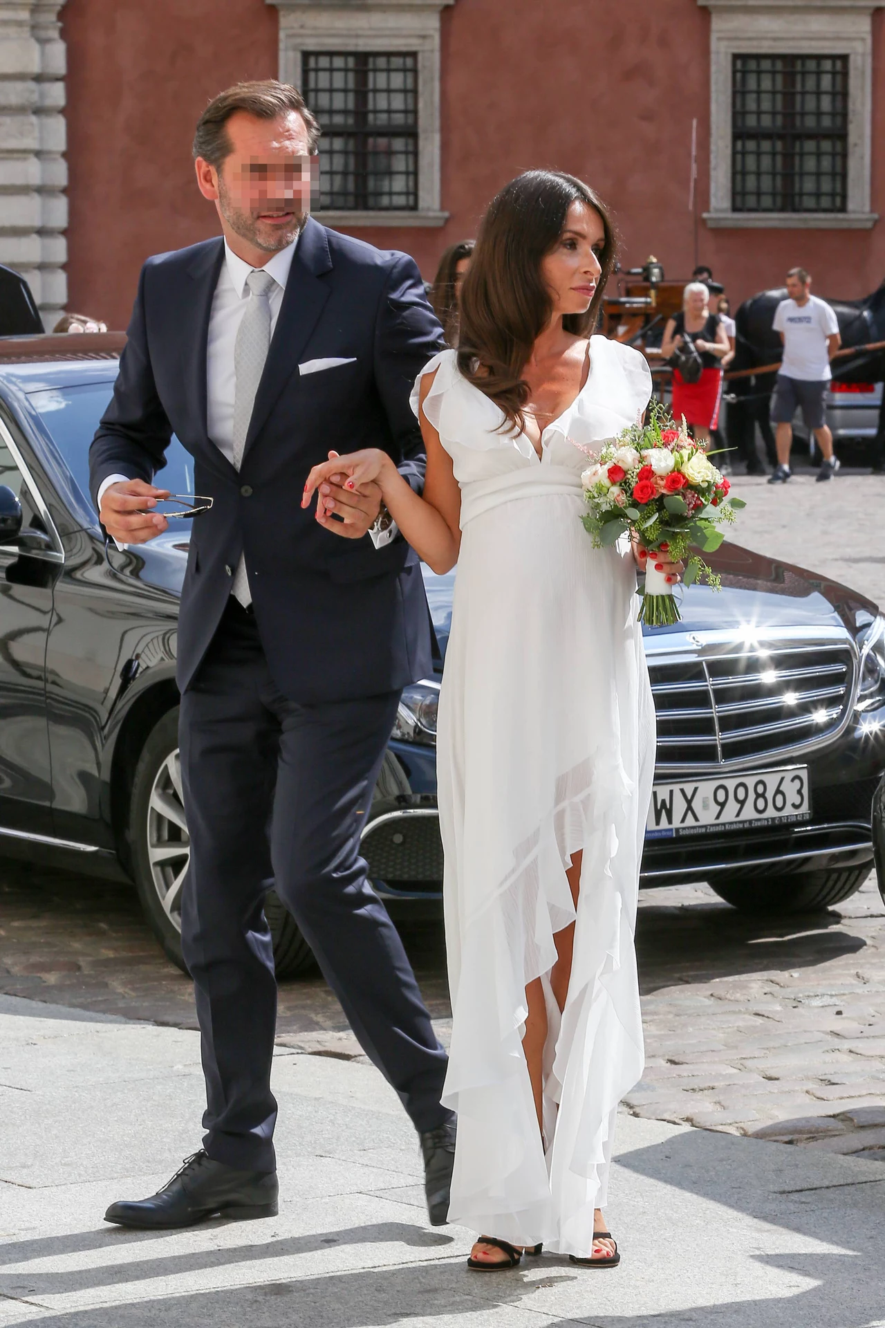 Marta i Piotr w dniu ślubu