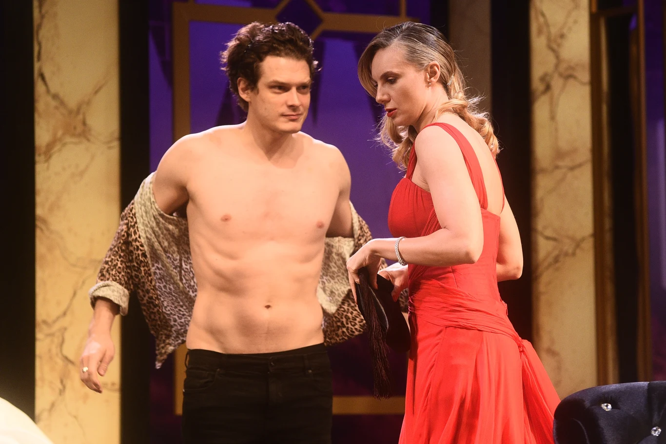 Adam Fidusiewicz i Sylwia Gliwa