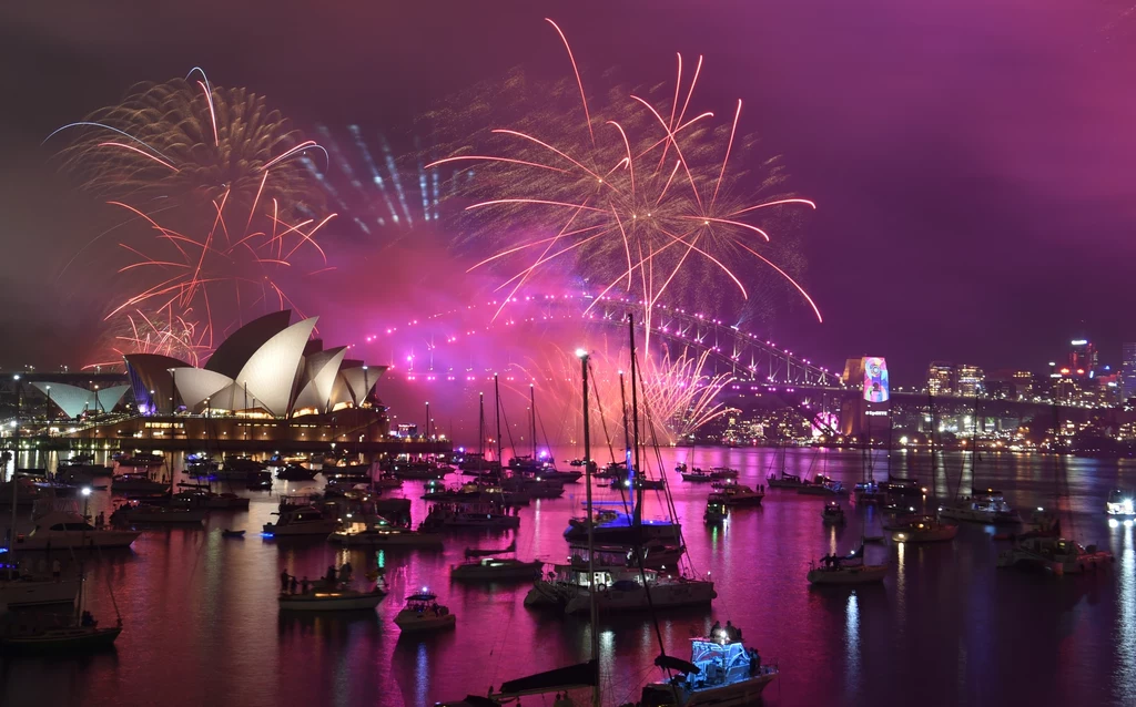 Fajerwerki nad Sydney. 