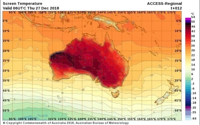 Australia zmaga się z falą upałów