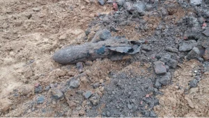 Niewybuch znaleziono podczas prac budowlanych