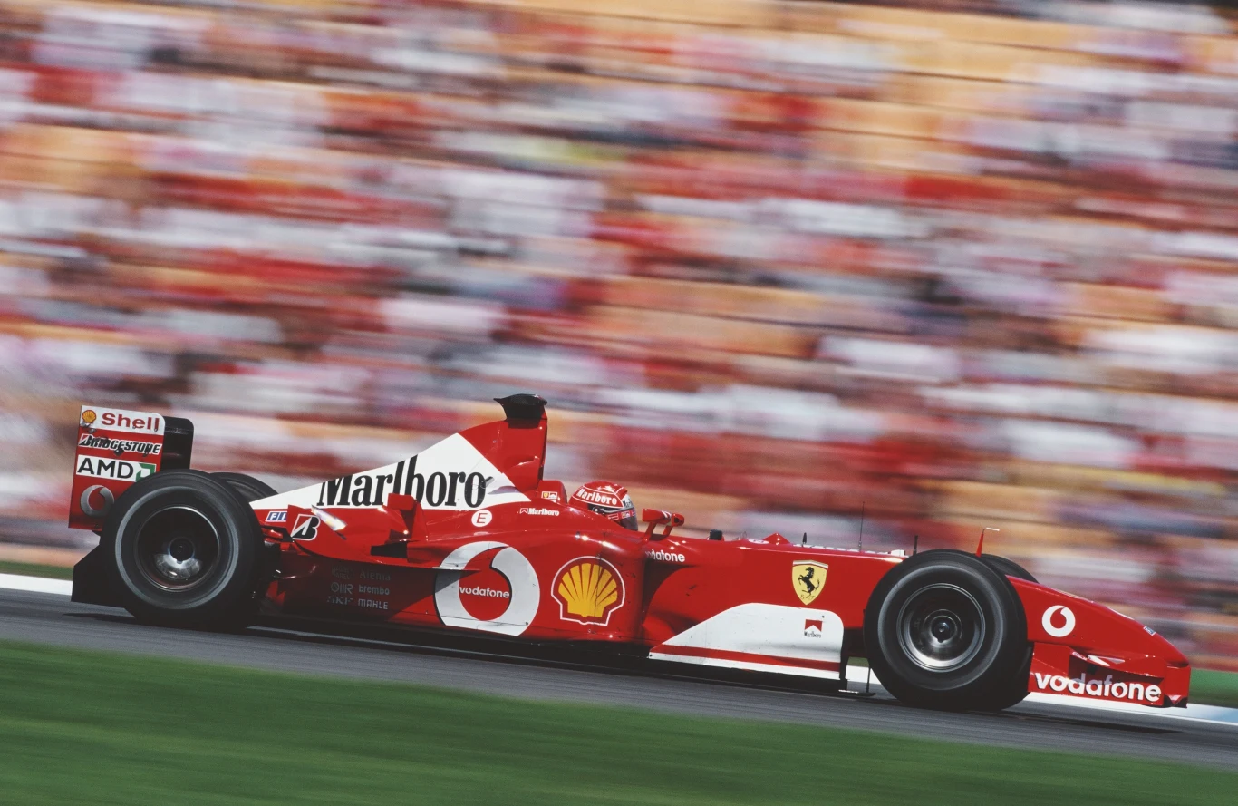Michael Schumacher w Ferrari w 2012 roku
