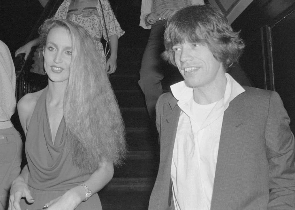 Jerry Hall i Mick Jagger, 1978 r.