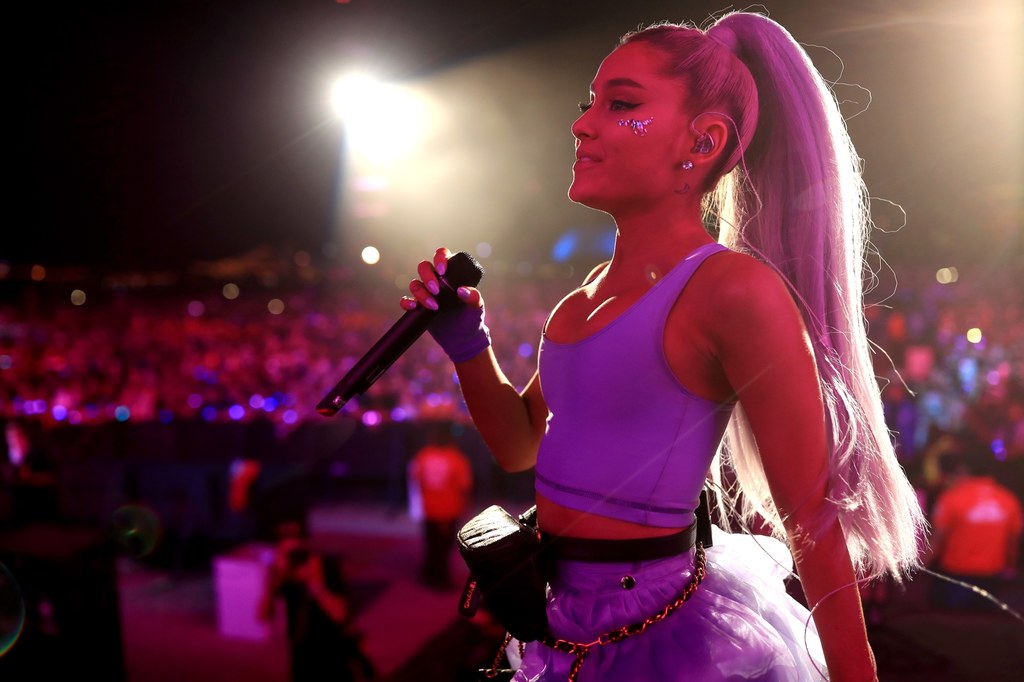 Ariana Grande podczas festiwalu Coachella 2018