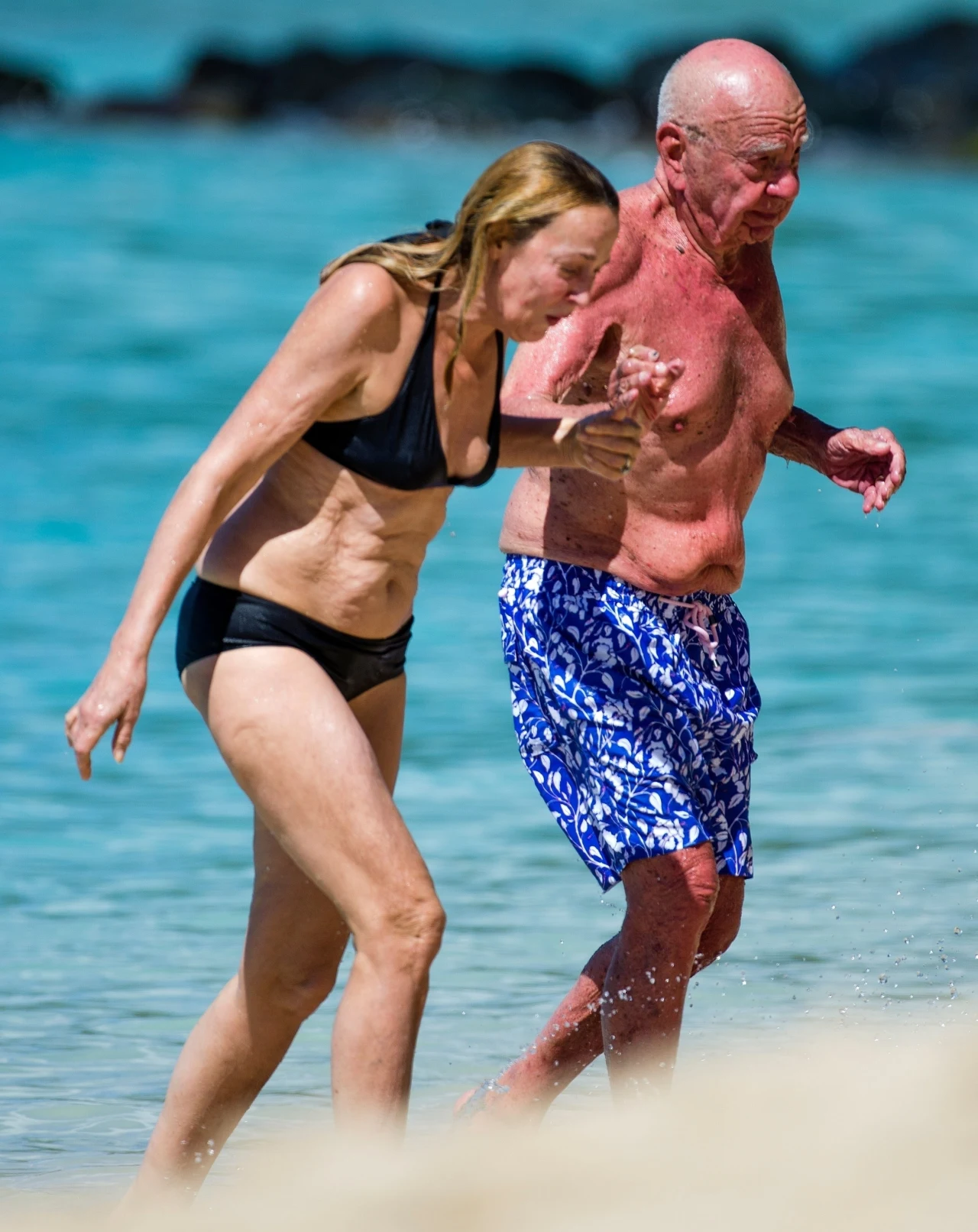 Jerry Hall i Rupert Murdoch