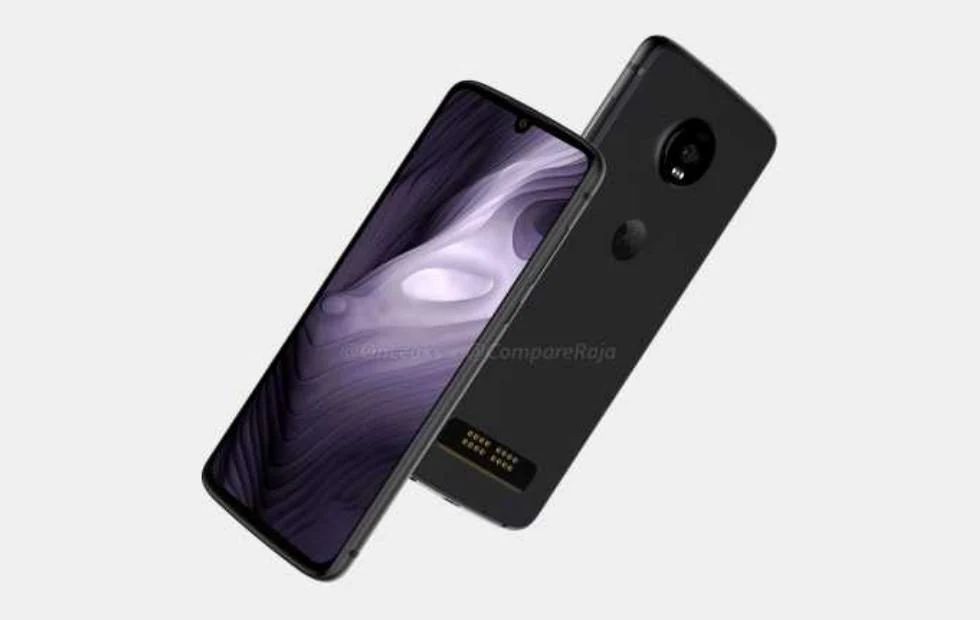Render Motoroli Moto Z4 Play / fot. SlashGear Render Motoroli Moto Z4 Play / fot. SlashGear