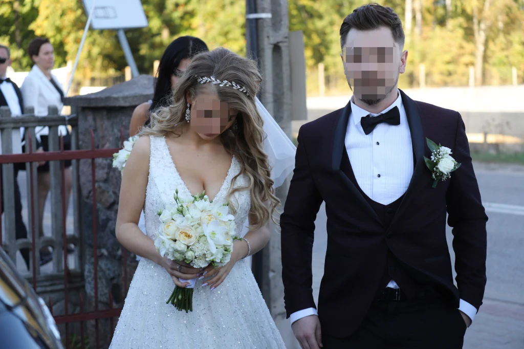 Syn gwiazdy disco polo z żoną w dniu ślubu