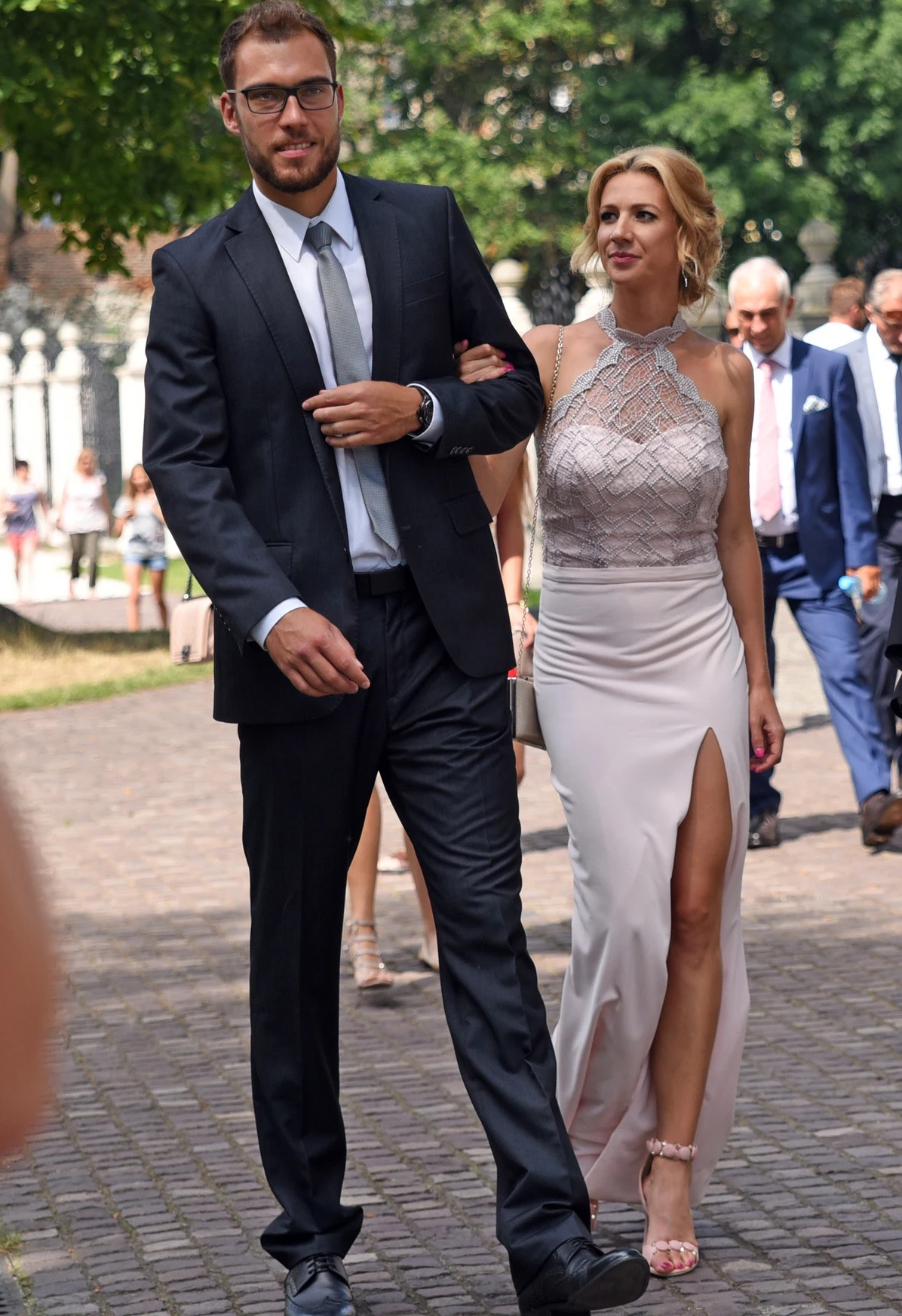 Marta Domachowska i Jerzy Janowicz