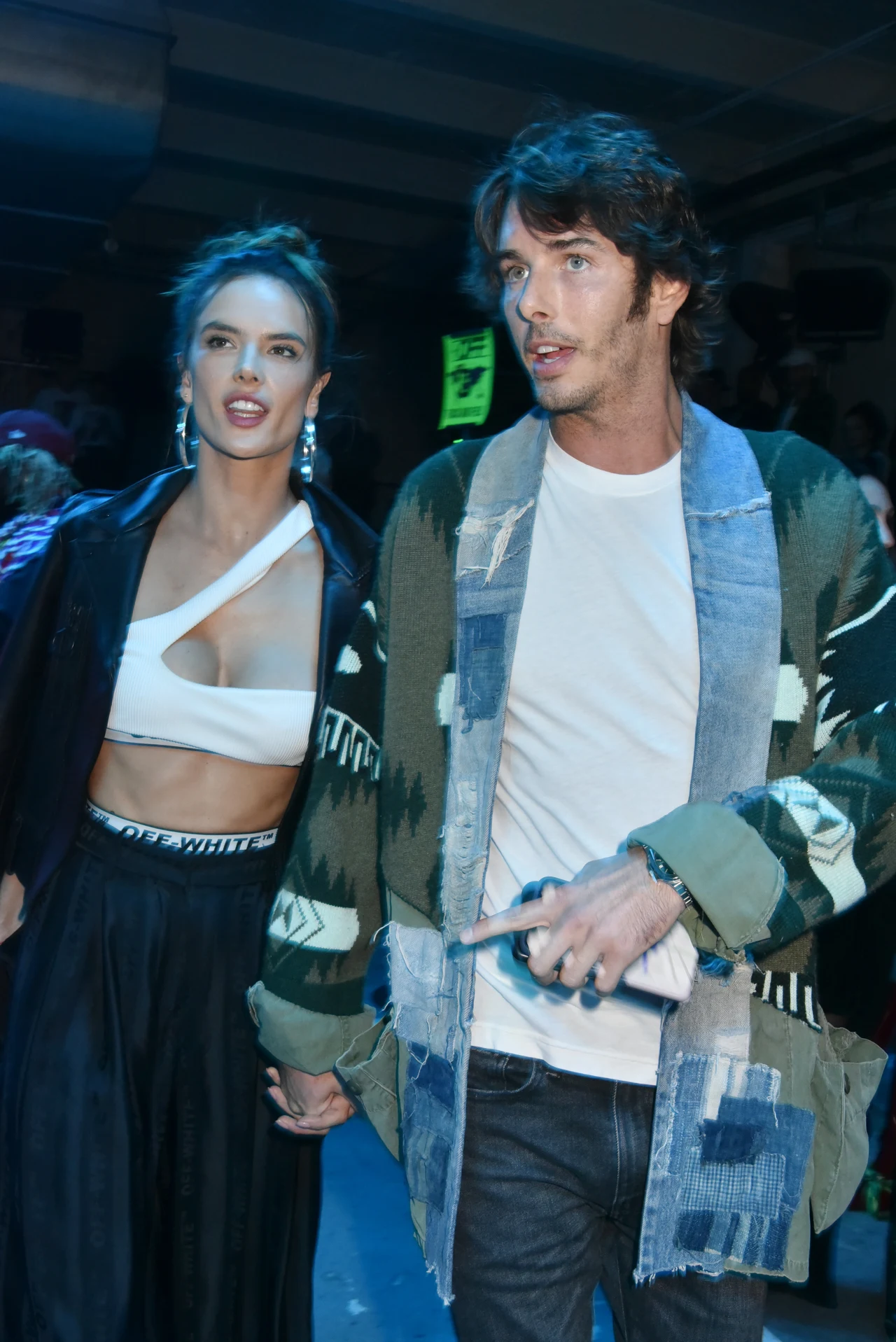 Alessandra Ambrosio i Nicolo Oddi na jednej z imprez Alessandra Ambrosio i Nicolo Oddi na jednej z imprez
