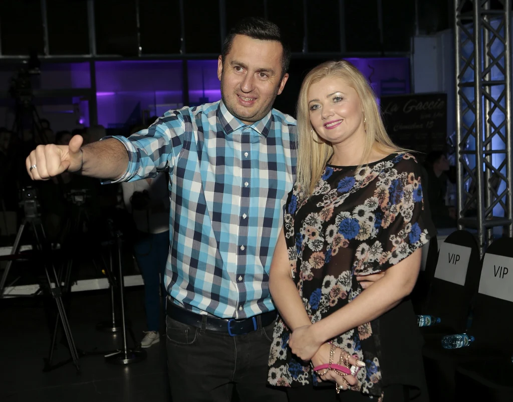 Norbi z żoną Marzeną