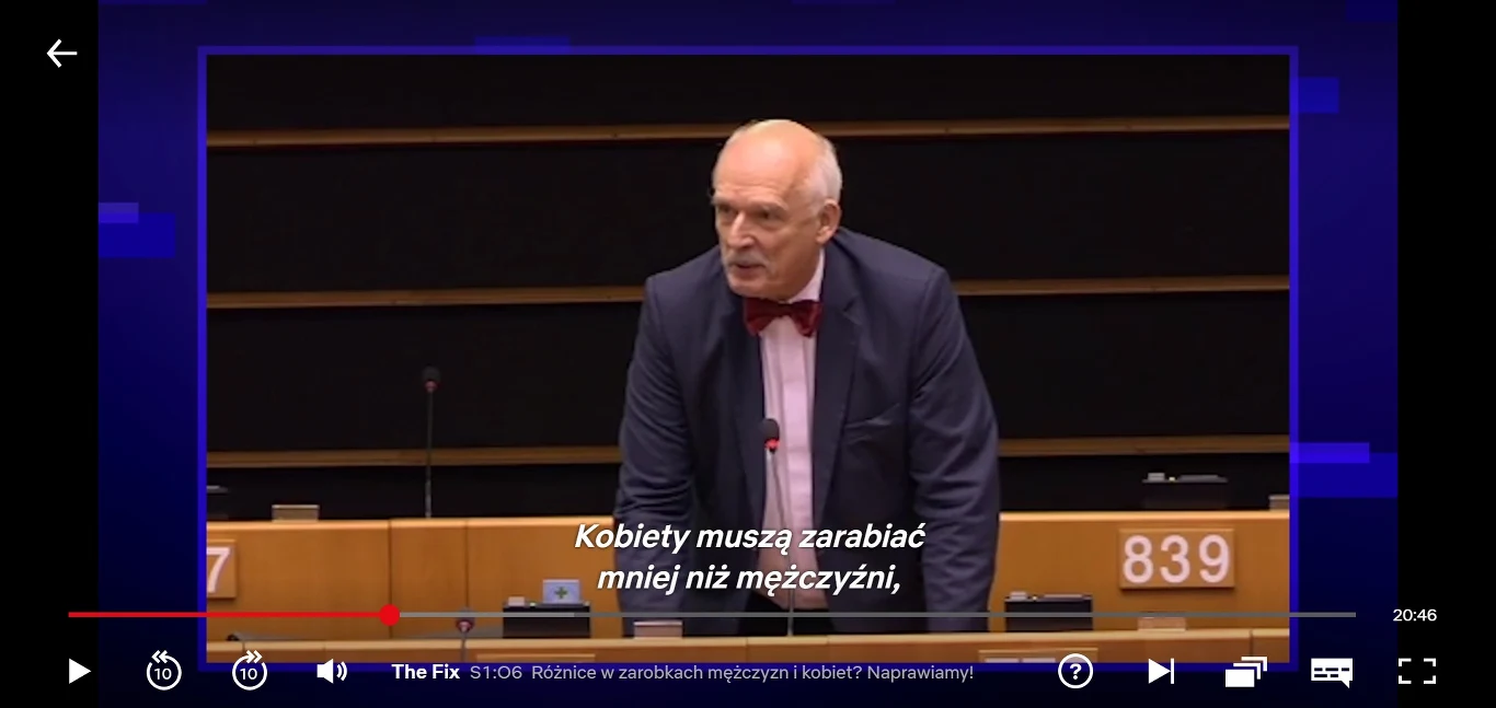 Wypowiedź Korwin-Mikkego oburzyła widzów programu "The Fix"