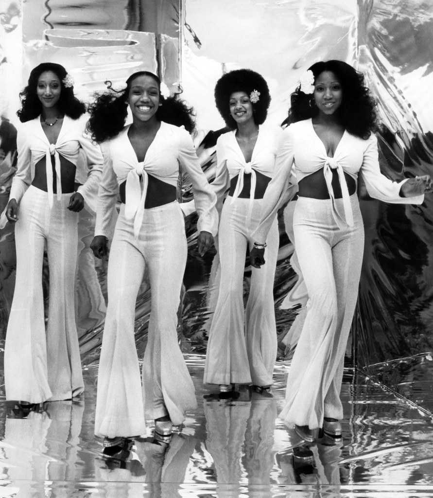 Sister Sledge - gwiazdy muzyki disco lat 70. Kathy Sledge - druga od lewej