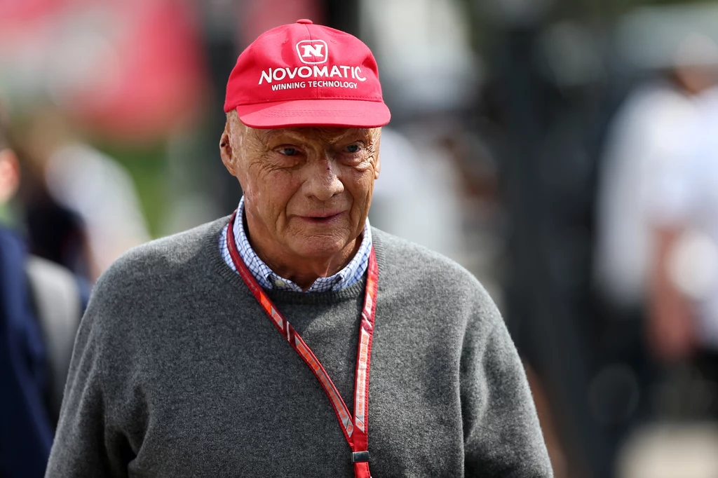 Niki Lauda na zdjęciu z zeszłego roku