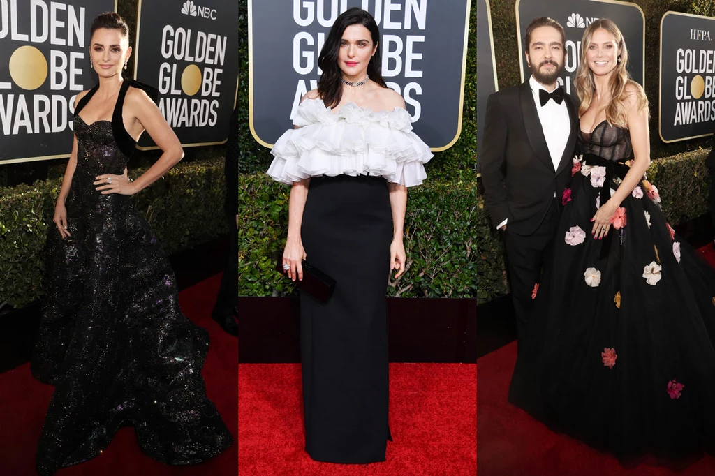 Penelope Cruz (Ralph & Russo), Rachel Weisz (Celine by Hedi Slimane), Heidi Klum (Monique Lhuillier) i Tom Kaulitz