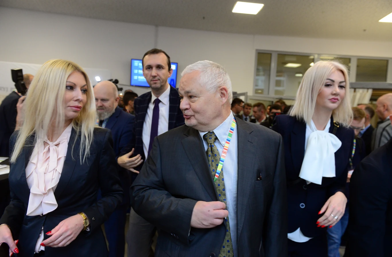 Kamila Sukiennik, Adam Glapiński i Martyna Wojciechowska Kamila Sukiennik, Adam Glapiński i Martyna Wojciechowska