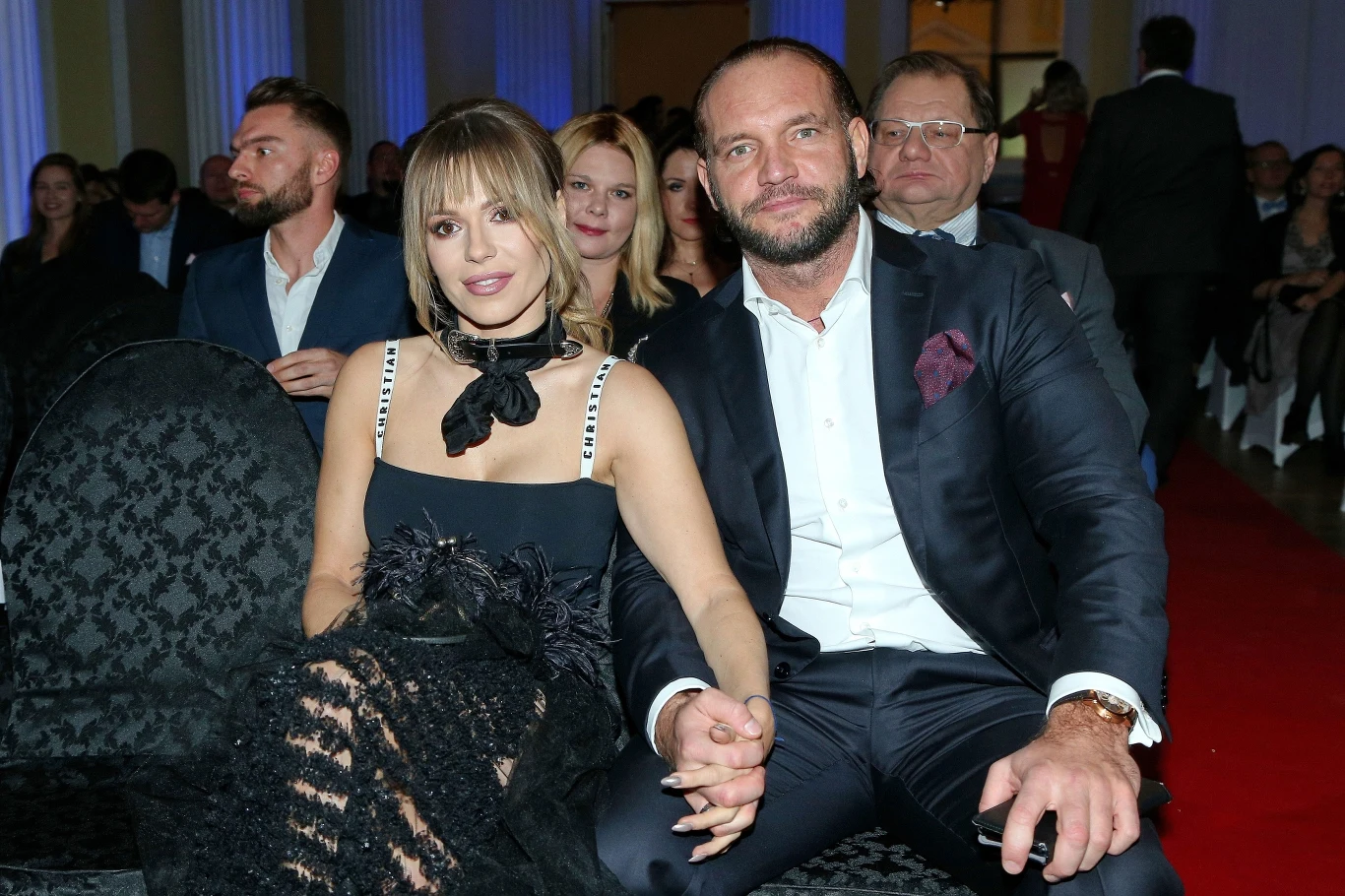 Dorota Rabczewska - Stępień z mężem Emilem Stępniem. Event. Warszawa Dorota Rabczewska - Stępień z mężem Emilem Stępniem. Event. Warszawa