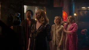 "Chilling Adventures of Sabrina": Chance Perdomo, Miranda Otto, Kiernan Shipka, Lucy Davis