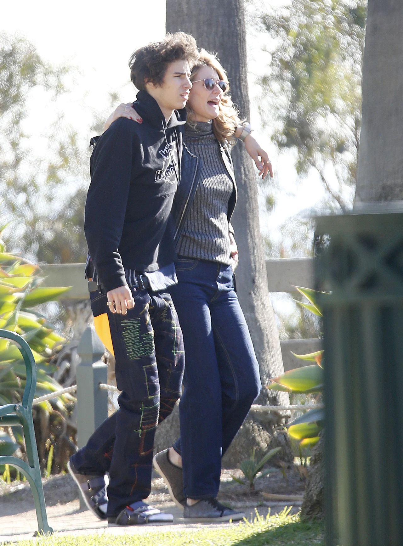 Laura Dern z synem Laura Dern z synem