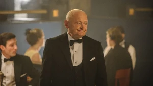 Maciej Damięcki na planie serialu "Bodo"