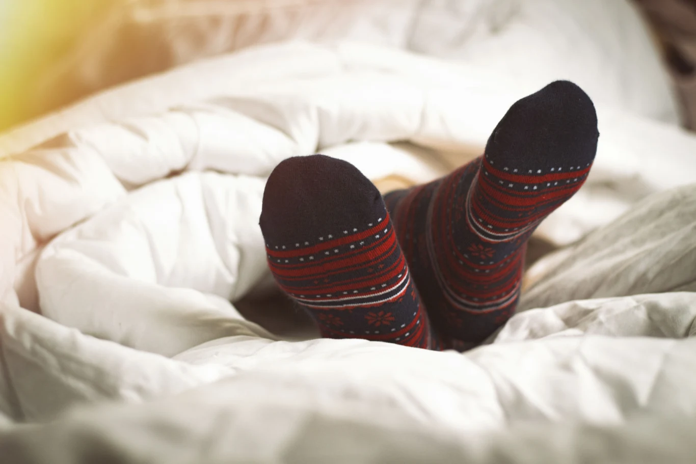 Spanie w skarpetkach pozwoli szybciej zasnąć
