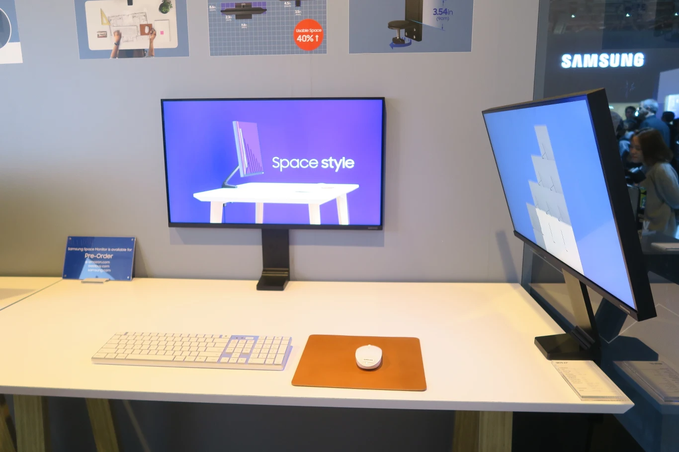 Nie tylko telewizorami człowiek żyje. Samsung zaprezentował też nowe monitory dla graczy – m.in. Space Monitor dla osób ceniących sobie przestrzeń