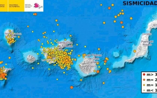 Aktywność sejsmiczna na Wyspach Kanaryjskich dramatycznie wzrosła