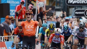 Patrick Bevin triumfuje