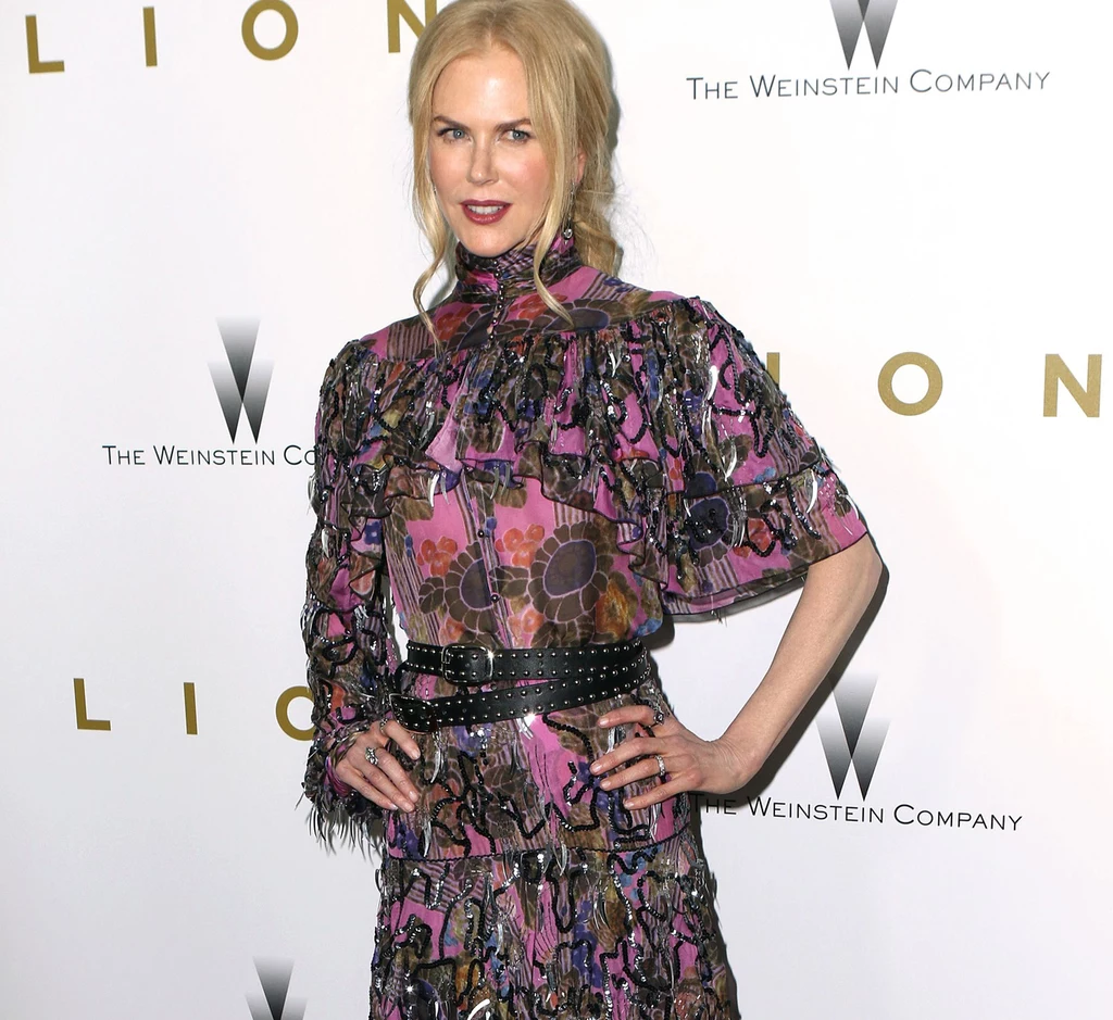 Nicole Kidman lubi kwiatowe wzory 