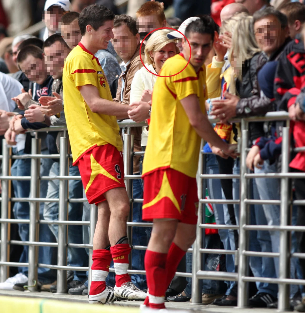 Anna (jeszcze wtedy) Stachurska i Robert Lewandowski, 2008 rok Anna (jeszcze wtedy) Stachurska i Robert Lewandowski, 2008 rok