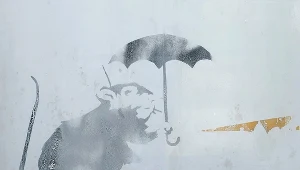 To może być dzieło Banksy'ego
