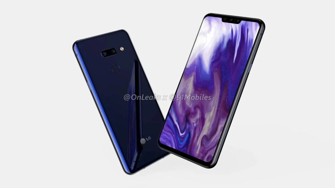 LG G8 render / fot. OnLeaks LG G8 render / fot. OnLeaks