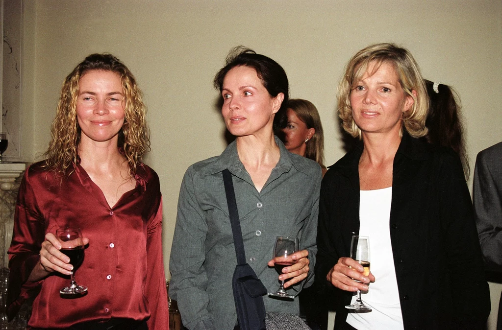 Od lewej: Lidia Popiel, Małgorzata Niemen i Katarzyna Butowtt, rok 2002
