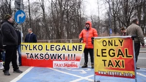 Taksówkarze protestują przeciw Uberowi