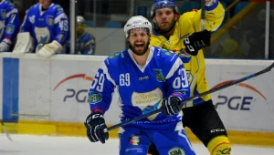 Alesz Jeżek jeszcze w biało-niebieskich barwach. 